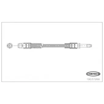 Flexible de frein CORTECO 19037266