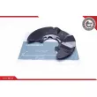 Déflecteur, disque de frein avant droit ESEN SKV 57SKV178 - Visuel 1