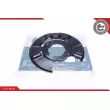 Déflecteur, disque de frein arrière gauche ESEN SKV 57SKV635 - Visuel 1