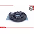 Déflecteur, disque de frein arrière gauche ESEN SKV 57SKV653 - Visuel 1