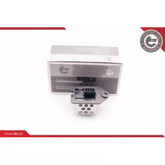 Résistance de série, moteur électrique-ventilateur du radiat ESEN SKV 94SKV012