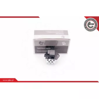 Résistance de série, moteur électrique-ventilateur du radiat ESEN SKV 94SKV052