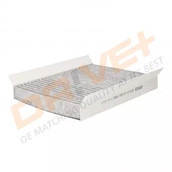 Filtre, air de l'habitacle Dr!ve+ DP1110.12.0191