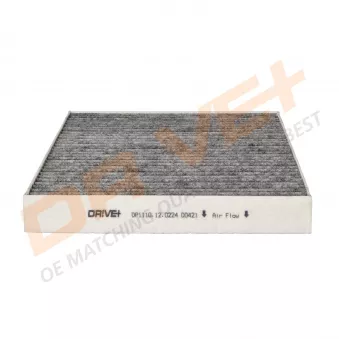 Filtre, air de l'habitacle Dr!ve+ DP1110.12.0224