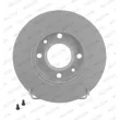 Jeu de 2 disques de frein arrière FERODO DDF059C - Visuel 1