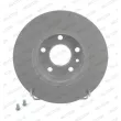 Jeu de 2 disques de frein arrière FERODO DDF067C - Visuel 1
