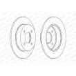 Jeu de 2 disques de frein arrière FERODO DDF1058 - Visuel 3
