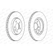 Jeu de 2 disques de frein avant FERODO DDF1080 - Visuel 2