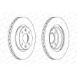 Jeu de 2 disques de frein avant FERODO DDF1096C - Visuel 2
