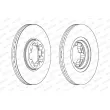 Jeu de 2 disques de frein avant FERODO DDF1113C - Visuel 2