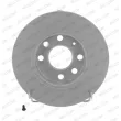 Jeu de 2 disques de frein avant FERODO DDF1129C - Visuel 1