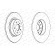 Jeu de 2 disques de frein arrière FERODO DDF1138 - Visuel 2