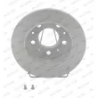 Jeu de 2 disques de frein arrière FERODO DDF1145 - Visuel 1