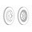 Jeu de 2 disques de frein avant FERODO DDF1147 - Visuel 2