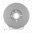 Jeu de 2 disques de frein avant FERODO DDF1152C - Visuel 1