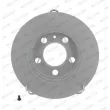 Jeu de 2 disques de frein arrière FERODO DDF1155C - Visuel 1