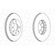 Jeu de 2 disques de frein avant FERODO DDF1161 - Visuel 2