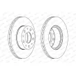 Jeu de 2 disques de frein avant FERODO DDF1170C - Visuel 2