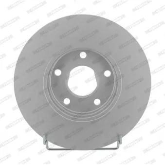 Jeu de 2 disques de frein avant FERODO DDF1172C