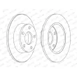 Jeu de 2 disques de frein arrière FERODO DDF1190C - Visuel 2