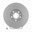 Jeu de 2 disques de frein avant FERODO DDF1204C-1 - Visuel 1