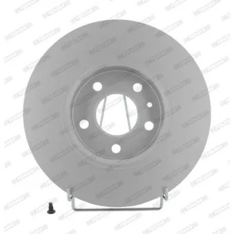 Jeu de 2 disques de frein avant FERODO DDF1204C-1
