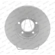 Jeu de 2 disques de frein avant FERODO DDF1217C-1 - Visuel 1