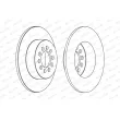Jeu de 2 disques de frein arrière FERODO DDF1224 - Visuel 2
