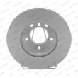 Jeu de 2 disques de frein avant FERODO DDF1228C - Visuel 1
