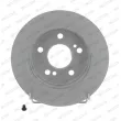 Jeu de 2 disques de frein arrière FERODO DDF122C - Visuel 1