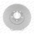 Jeu de 2 disques de frein avant FERODO DDF1241C - Visuel 1