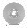 Jeu de 2 disques de frein avant FERODO DDF1277C-1 - Visuel 1