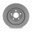 Jeu de 2 disques de frein arrière FERODO DDF1457C - Visuel 1
