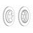 Jeu de 2 disques de frein arrière FERODO DDF1457C - Visuel 2