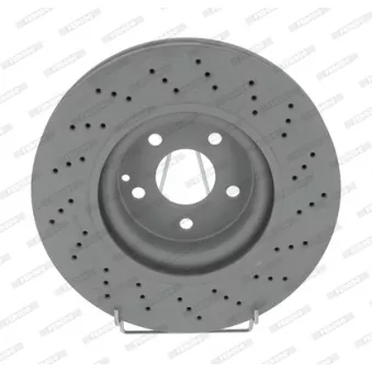 Jeu de 2 disques de frein avant FERODO DDF1458C-1