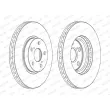 Jeu de 2 disques de frein avant FERODO DDF1508C - Visuel 2