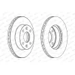 Jeu de 2 disques de frein avant FERODO DDF1521 - Visuel 2