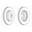 Jeu de 2 disques de frein avant FERODO DDF1528 - Visuel 2
