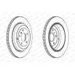 Jeu de 2 disques de frein arrière FERODO DDF1531 - Visuel 2