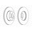 Jeu de 2 disques de frein avant FERODO DDF1536 - Visuel 2