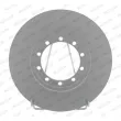 Jeu de 2 disques de frein arrière FERODO DDF1537C - Visuel 1