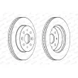 Jeu de 2 disques de frein avant FERODO DDF1542 - Visuel 2
