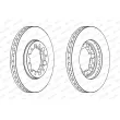 Jeu de 2 disques de frein avant FERODO DDF1552C-1 - Visuel 2