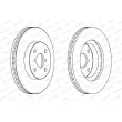 Jeu de 2 disques de frein avant FERODO DDF1587 - Visuel 2