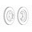 Jeu de 2 disques de frein avant FERODO DDF1594 - Visuel 2