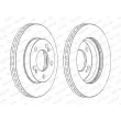 Jeu de 2 disques de frein avant FERODO DDF1627C - Visuel 2