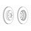Jeu de 2 disques de frein avant FERODO DDF1636 - Visuel 2