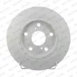 Jeu de 2 disques de frein arrière FERODO DDF1645C - Visuel 1