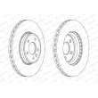Jeu de 2 disques de frein avant FERODO DDF1663C - Visuel 2