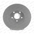 Jeu de 2 disques de frein arrière FERODO DDF1691C - Visuel 1